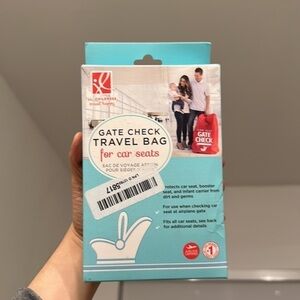 J.L. Childress Gate Check Bag for Standard & Double Strollers Red New In Box